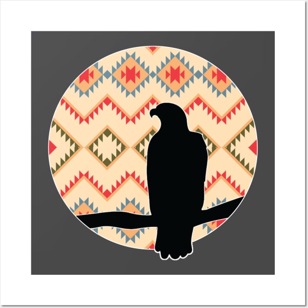 Sitting Eagle - 4 Wall Art by Brightfeather